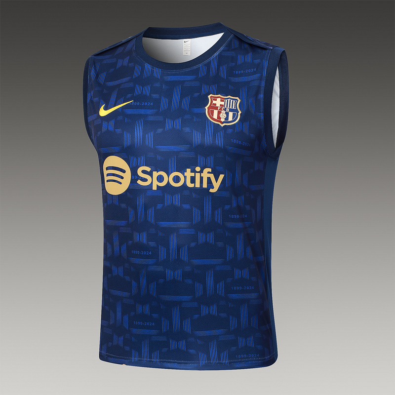 24/25 Barcelona royal blue raining Set Shirt and Shorts
