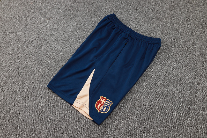 24/25 Barcelona royal blue raining Set Shirt and Shorts