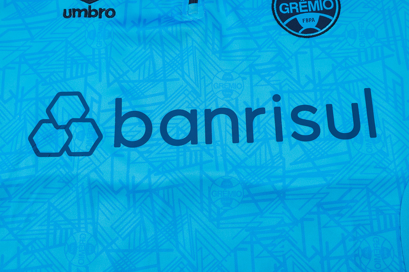 24/25 Grêmio Foot-Ball Porto Alegrense Take blue Long-sleeved half-pull training kit Football team kit