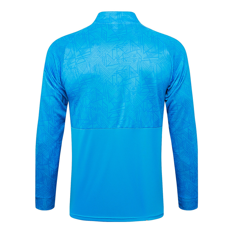 24/25 Grêmio Foot-Ball Porto Alegrense Take blue Long-sleeved half-pull training kit Football team kit