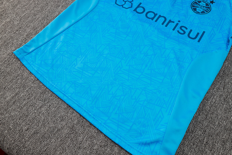 24/25 Grêmio Foot-Ball Porto Alegrense Take blue Long-sleeved half-pull training kit Football team kit