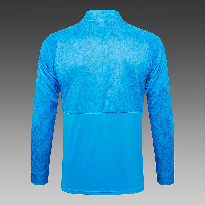 24/25 Grêmio Foot-Ball Porto Alegrense Take blue Long-sleeved half-pull training kit Football team kit