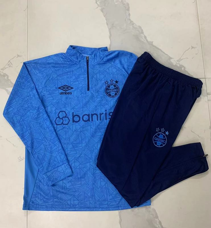 24/25 Grêmio Foot-Ball Porto Alegrense Take blue Long-sleeved half-pull training kit Football team kit