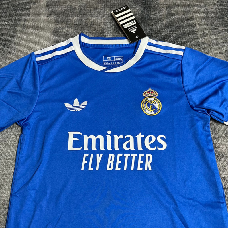 2025/26 Real Madrid Second Away jersey kids Kits size: 16-28
