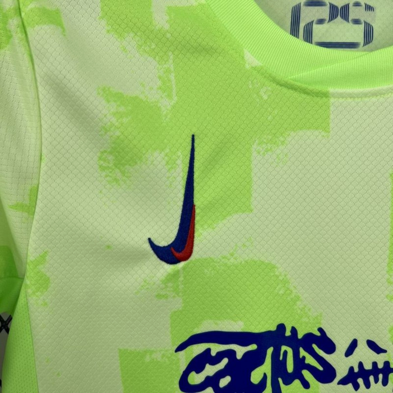 2024/25 Barcelona Second Away Travis Scott Edition jersey kids Kits size: 16-28
