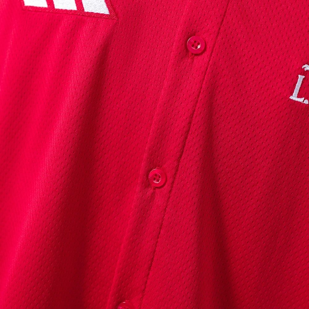 2025/26 Liverpool US Pack Full-Button Baseball Red jersey Fan version