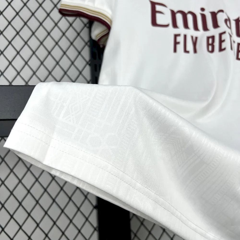 2025/26 Arsenal Second Away White jersey Fan version