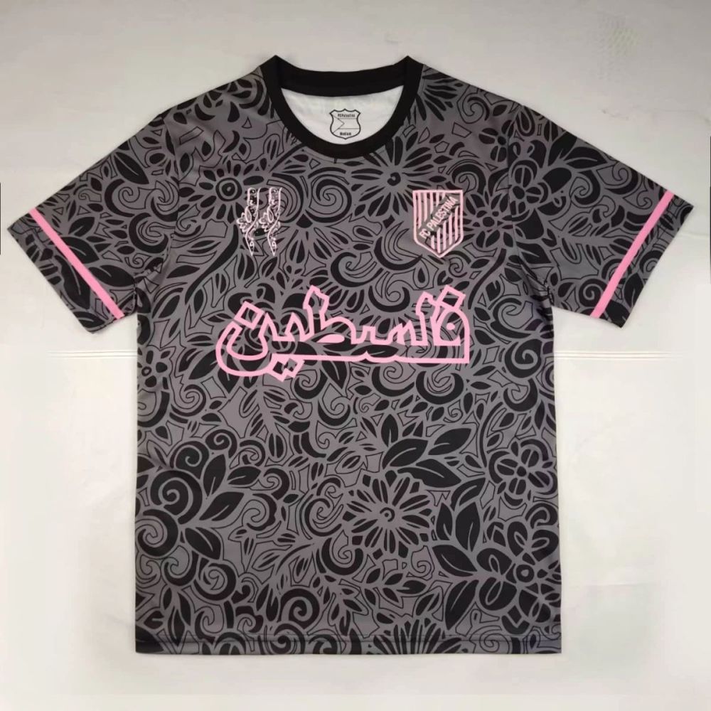 2025/26 CD Palestino Special Edition Grey Jersey Fan Version