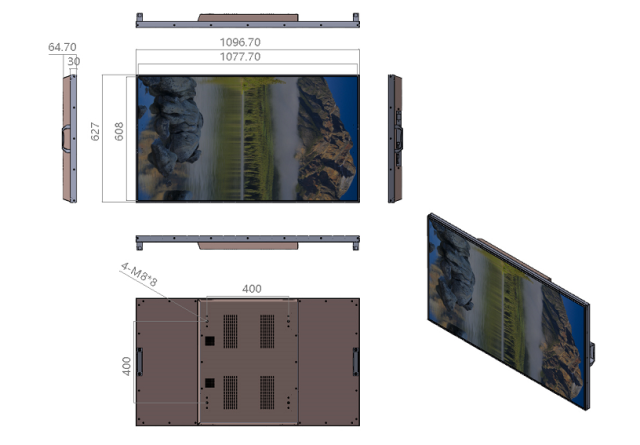 49-inch display windowSmart display terminal
