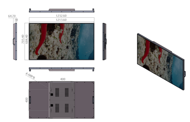 55-inch windowSmart display terminal