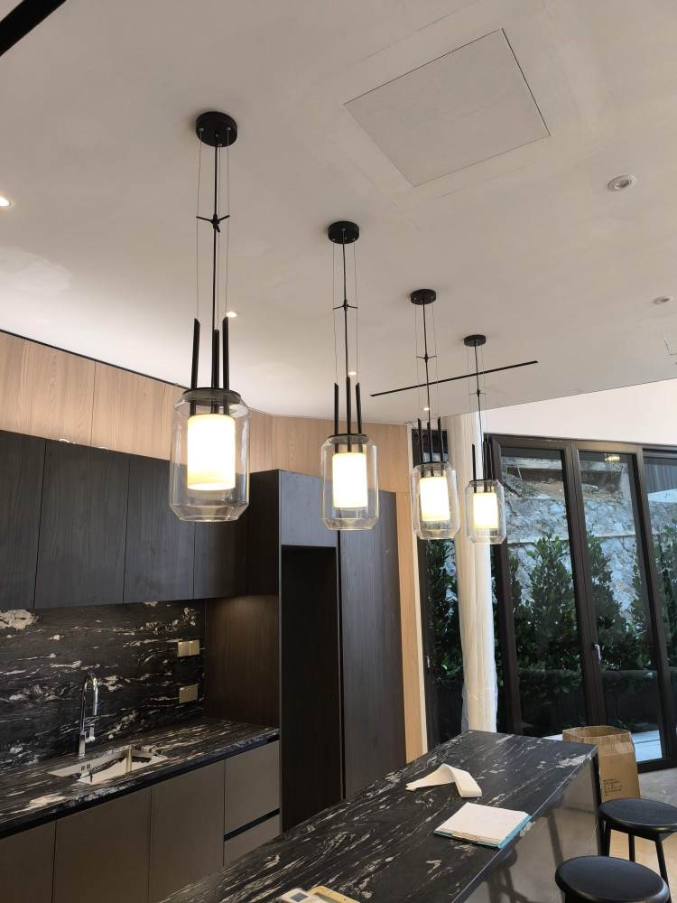 Modern LED Creative Glass Chandelier Hotel Cafe Art Designer Nordic Restaurant Bar Bedroom Bedside Chandelier