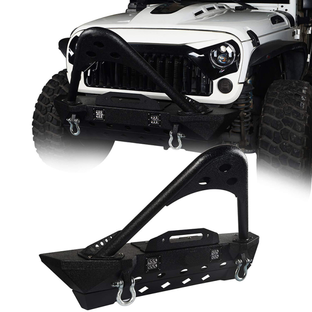 4X4 Accessories Factory Made Car Front Bumper Bull Bar Guard Truck Front Protector Guard for Jeep Wrangler Jk Jl