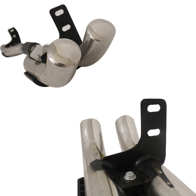 4X4 off-Road High Quality Spare Parts Stainless Steel Rear Bumper Rear Nudge Bar for Hilux Vigo
