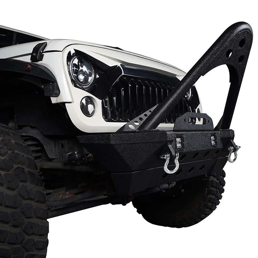 4X4 Accessories Factory Made Car Front Bumper Bull Bar Guard Truck Front Protector Guard for Jeep Wrangler Jk Jl