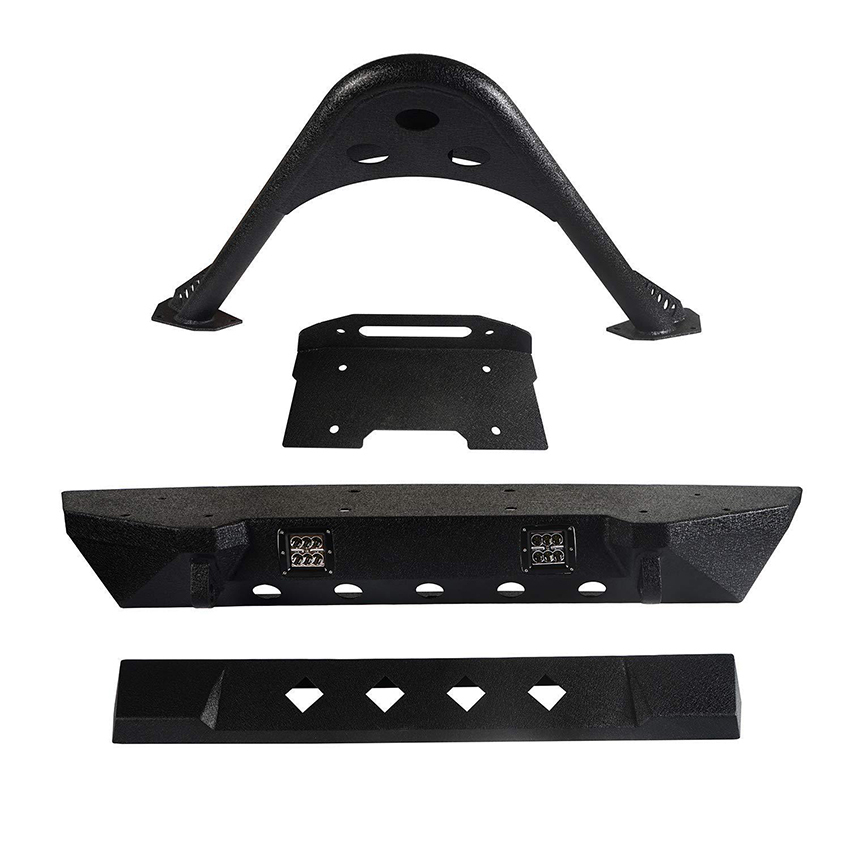 4X4 Accessories Factory Made Car Front Bumper Bull Bar Guard Truck Front Protector Guard for Jeep Wrangler Jk Jl