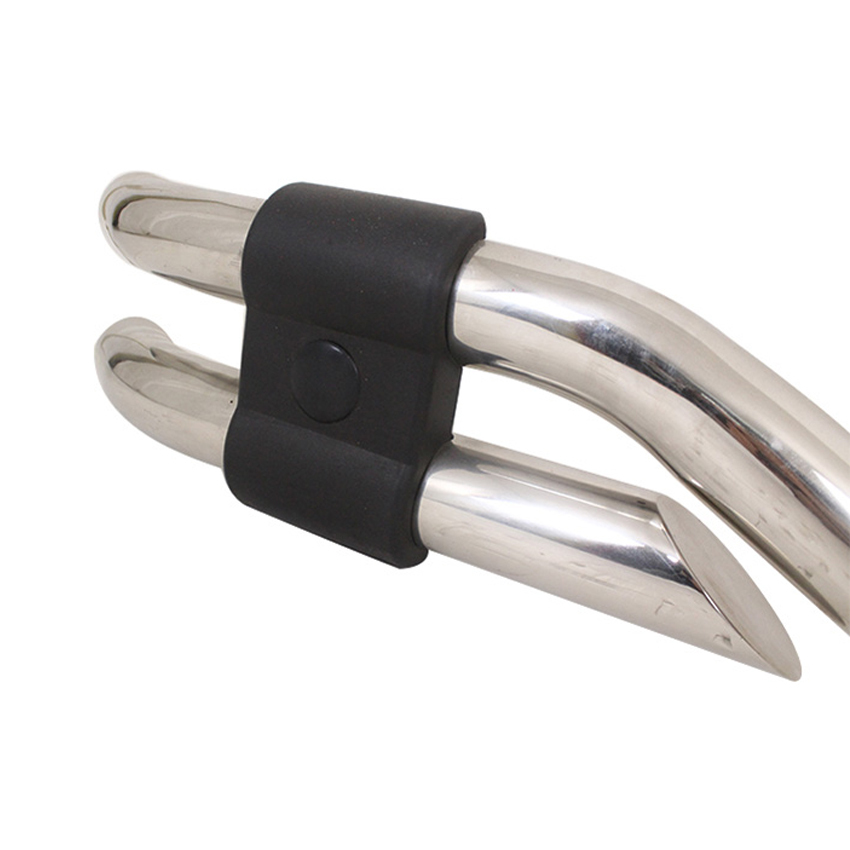 4X4 off-Road High Quality Spare Parts Stainless Steel Rear Bumper Rear Nudge Bar for Hilux Vigo