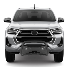 Factory Directly Wholesale with 2 LED Lights 4X4 Truck Front Bumper Nudge Bar for Hilux Ranger D-Max Bt-50