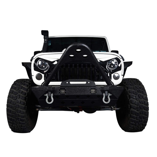 4X4 Accessories Factory Made Car Front Bumper Bull Bar Guard Truck Front Protector Guard for Jeep Wrangler Jk Jl