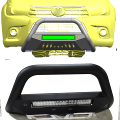 Pickup Truck 4X4 Auto Parts Nudge Bar Front Bumper Grille Guard for Hilux Revo Vigo Ranger D-Max Bt50