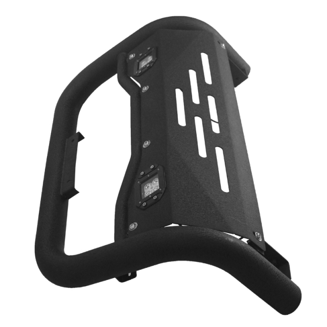 Factory Directly Wholesale with 2 LED Lights 4X4 Truck Front Bumper Nudge Bar for Hilux Ranger D-Max Bt-50