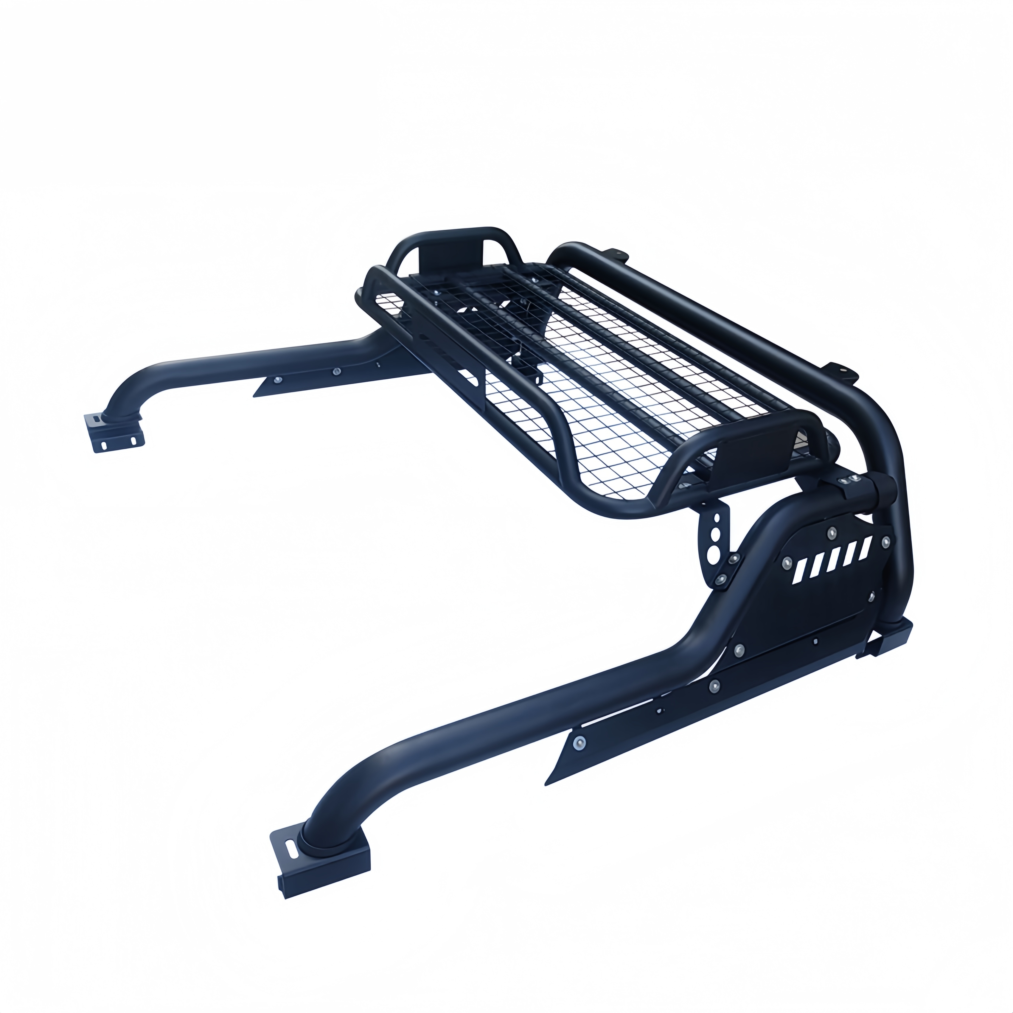 Good Quality Iron Steel Pickup Truck Rear Roll Bar with Basket Rack Universal for Hilux Ranger Dmax Pickup Trucks