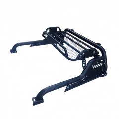 Good Quality Iron Steel Pickup Truck Rear Roll Bar with Basket Rack Universal for Hilux Ranger Dmax Pickup Trucks