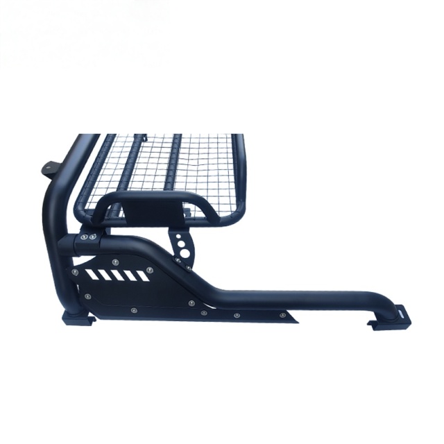 Good Quality Iron Steel Pickup Truck Rear Roll Bar with Basket Rack Universal for Hilux Ranger Dmax Pickup Trucks