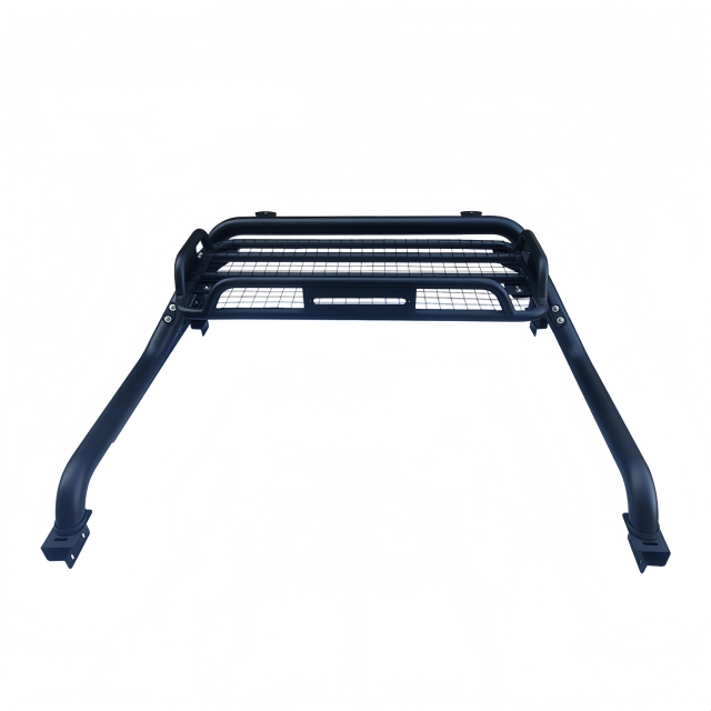 Good Quality Iron Steel Pickup Truck Rear Roll Bar with Basket Rack Universal for Hilux Ranger Dmax Pickup Trucks