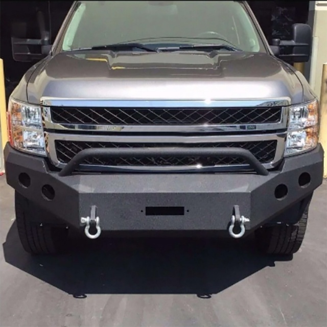 Youngsoul Auto Accessories Steel Bull Bar Nudge Bar Front Bumper for Pickup 07-15 Silverado 2500