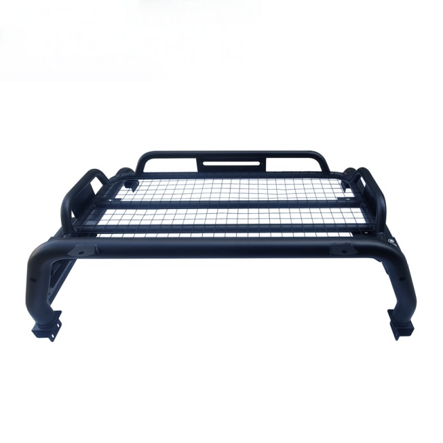 Good Quality Iron Steel Pickup Truck Rear Roll Bar with Basket Rack Universal for Hilux Ranger Dmax Pickup Trucks