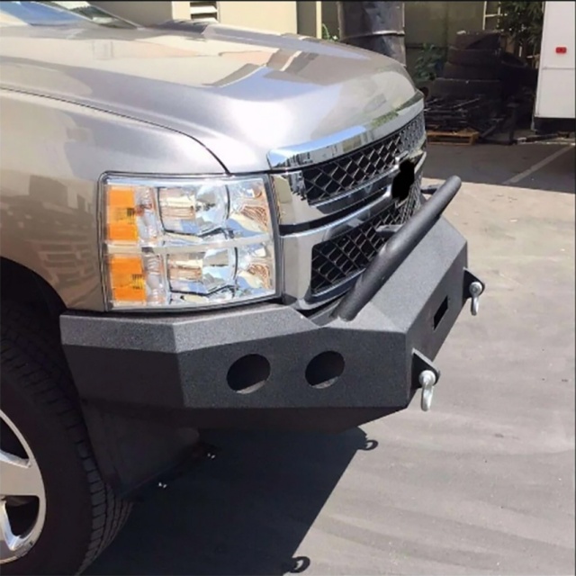 Youngsoul Auto Accessories Steel Bull Bar Nudge Bar Front Bumper for Pickup 07-15 Silverado 2500