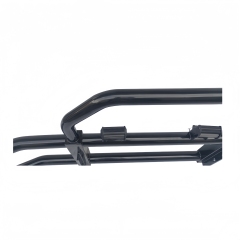 Heavy Duty Truck Iron Steel Deer Guard Heavy Truck Grille Guard Front Bumper Deer Guard with Lights for Volvo Semi Truck