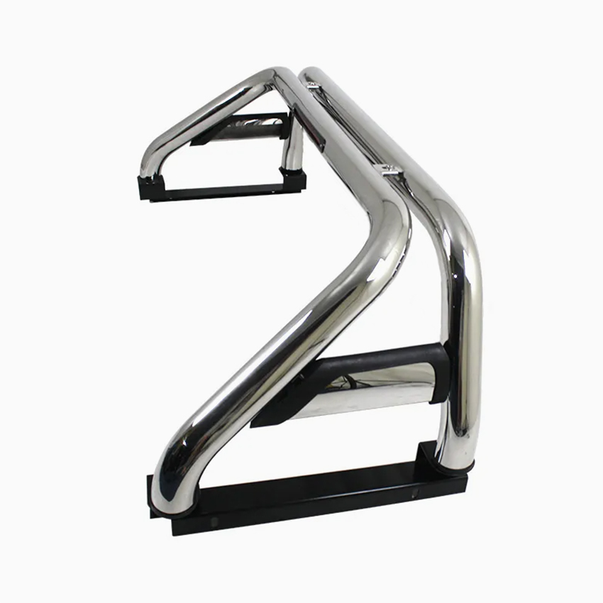Wholesale Pickup Truck 4X4 Auto Parts Stainless Steel Sport Roll Bar Universal for Toyota Hilux Vigo Revo Rocco Isuzu D-Max