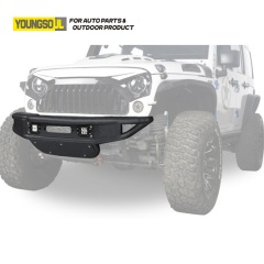 Factory Directly Offroad Accessories 4X4 Pickup Competition Steel Front Bumper Truck Body Parts for  wangler  JK