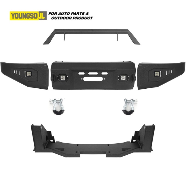 Youngsoul 4X4 Truck Front Bumper Nudge Bar Bull Bar for 2007-2013 Tundra