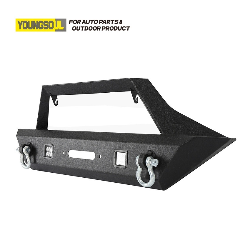 Youngsoul 4X4 Pickup Bull Bar Front Bumper for Wrangler JK Winch Rack LED