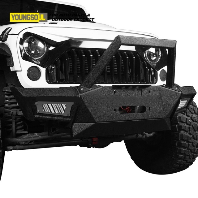 Youngsoul Pump Tyrant Front Bumper Truck Steel Bull Bar for Wrangler JK 2007-2017