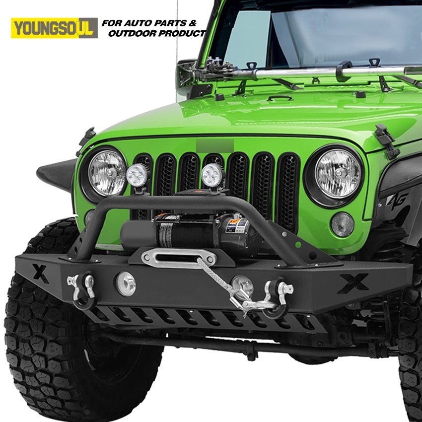 Pickup Offroad Modify Accessories Steel Truck Front Bumper Bull Bar for Fj Cruiser 2007-2021