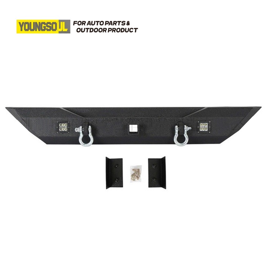 Youngsoul 4X4 Pickup Bull Bar Front Bumper for Wrangler JK Winch Rack LED