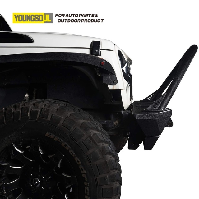 4X4 Accessories Factory Made Car Front Bumper Bull Bar Guard Truck Front Protector Guard for Jeep Wrangler Jk Jl