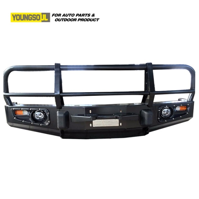 Truck Exterior Accessories Factory Directly Sale High Quality 4X4 Auto Bull Bar Steel Front Bumper for LC80