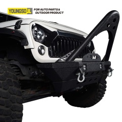 4X4 Accessories Factory Made Car Front Bumper Bull Bar Guard Truck Front Protector Guard for Jeep Wrangler Jk Jl