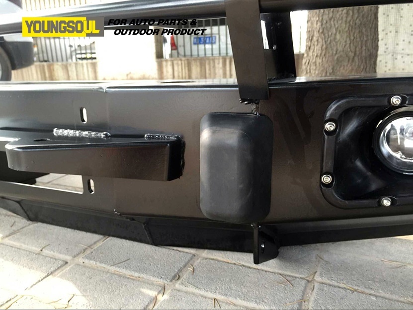 Truck Exterior Accessories Factory Directly Sale High Quality 4X4 Auto Bull Bar Steel Front Bumper for LC80