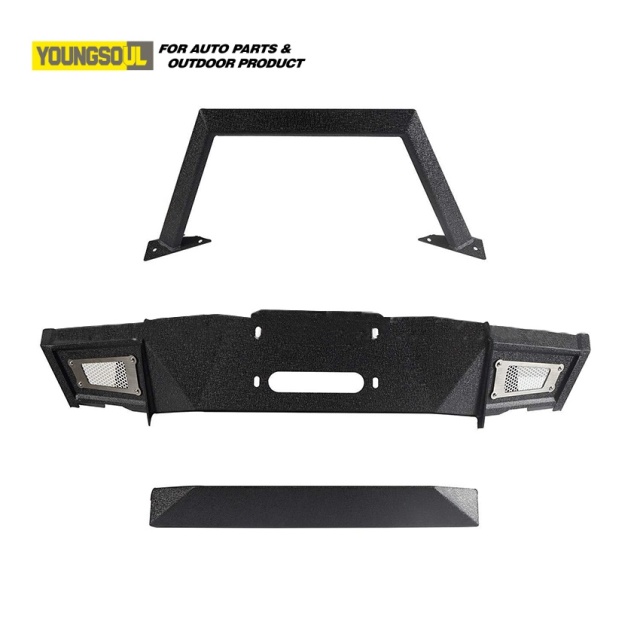 Youngsoul Pump Tyrant Front Bumper Truck Steel Bull Bar for Wrangler JK 2007-2017