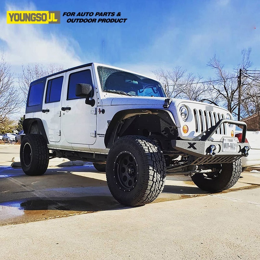 Pickup Offroad Modify Accessories Steel Truck Front Bumper Bull Bar for Fj Cruiser 2007-2021