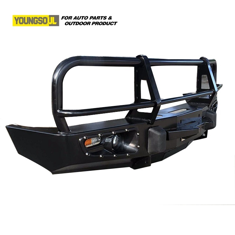 Truck Exterior Accessories Factory Directly Sale High Quality 4X4 Auto Bull Bar Steel Front Bumper for LC80
