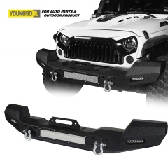 Youngsoul Accessories Pickup Front Bumper Truck Bull Bar for Jeep Jl 2018