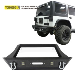 Youngsoul 4X4 Pickup Bull Bar Front Bumper for Wrangler JK Winch Rack LED