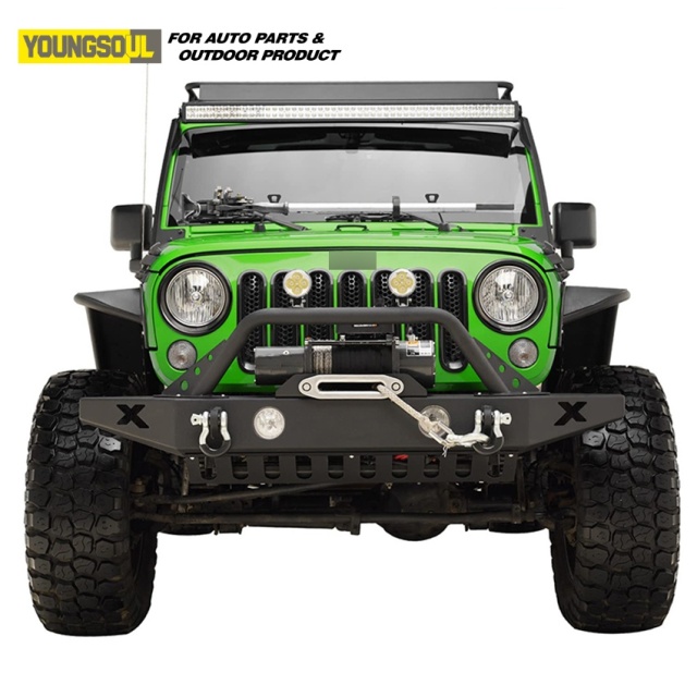 Pickup Offroad Modify Accessories Steel Truck Front Bumper Bull Bar for Fj Cruiser 2007-2021