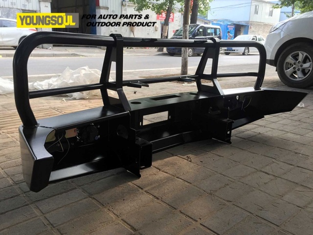 Truck Exterior Accessories Factory Directly Sale High Quality 4X4 Auto Bull Bar Steel Front Bumper for LC80